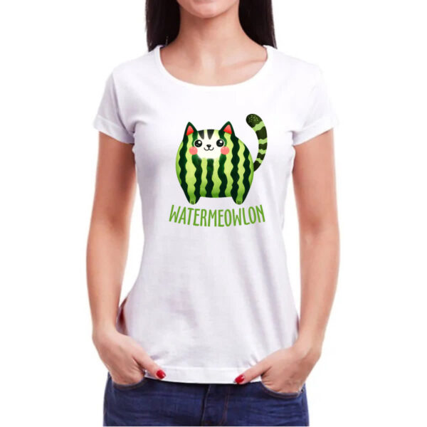 Camiseta Baby Look Watermeowlon - Imagem 3
