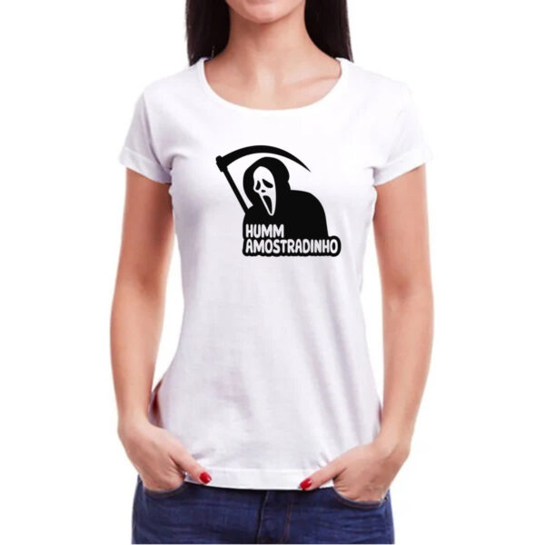 Camiseta Baby Look Humm amostradinho - Imagem 3