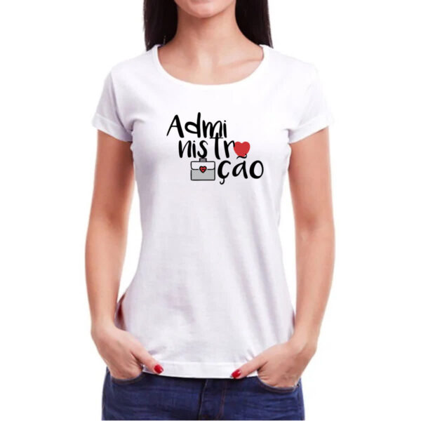 Camiseta Baby Look Administracao - 3 - Imagem 3