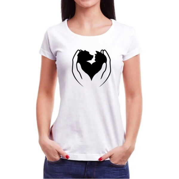 Camiseta Baby Look Adocao Pet carinho - Imagem 3