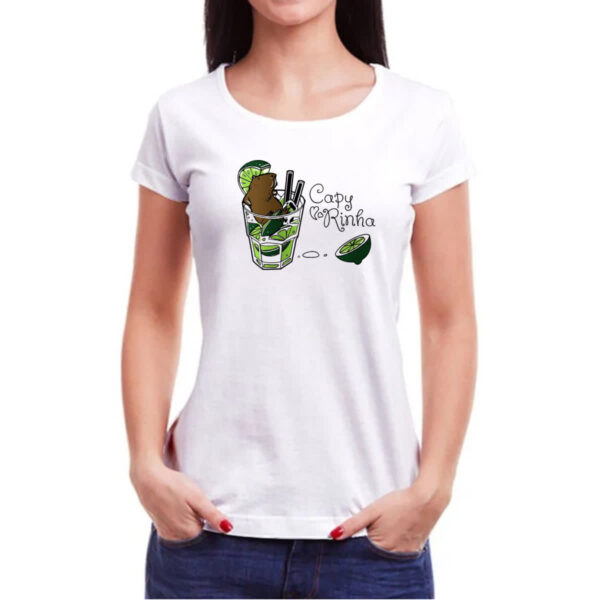 Camiseta Baby Look Capyrinha - Imagem 3