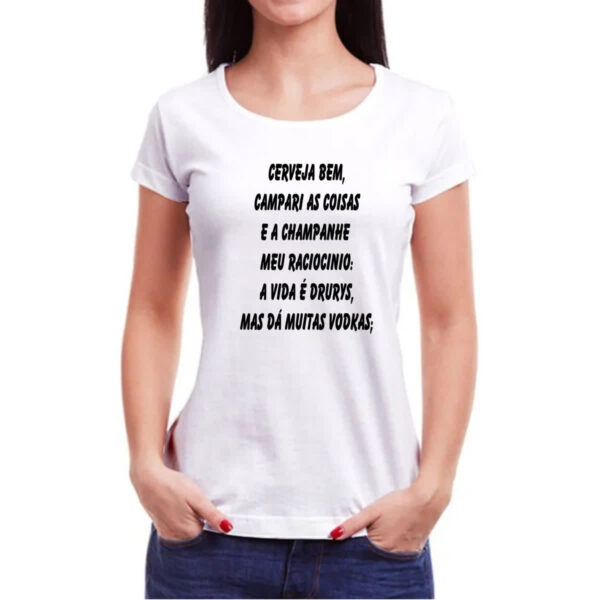 Camiseta Baby Look Cerveja bem - Imagem 3