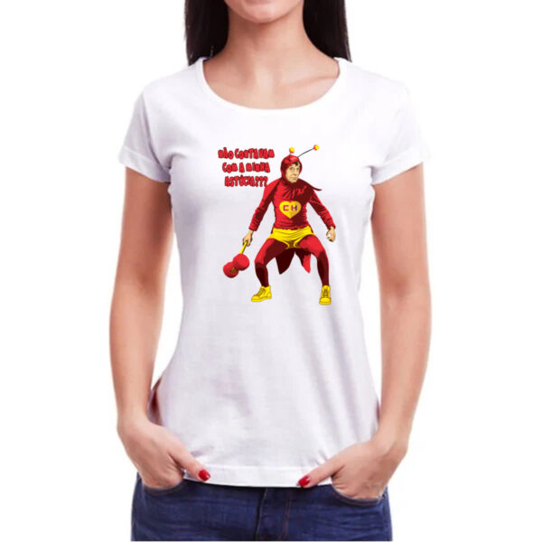 Camiseta Baby Look Chapolin nao contavam com minha astucia - Imagem 3