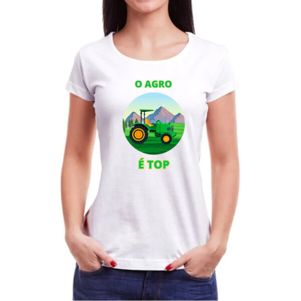 Camiseta Baby Look Agro e top - Imagem 3