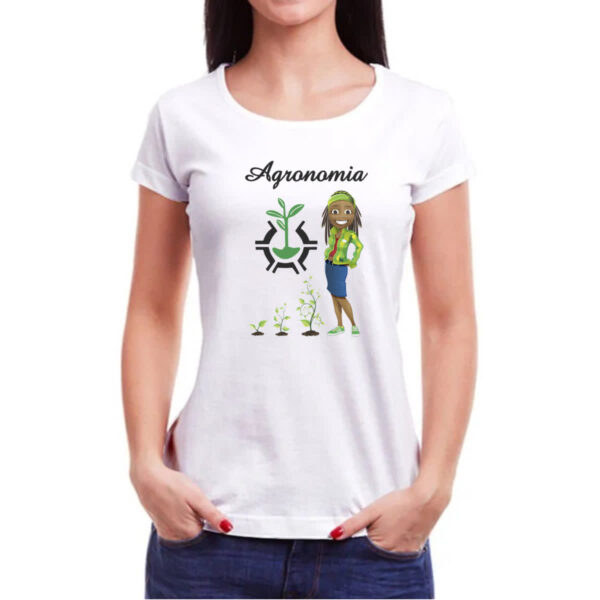 Camiseta Baby Look Agronomia - Imagem 3