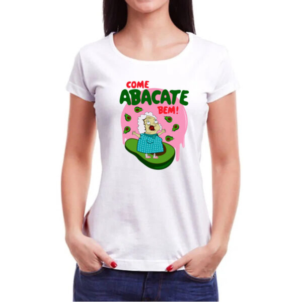 Camiseta Baby Look Come abacate bem - Imagem 3