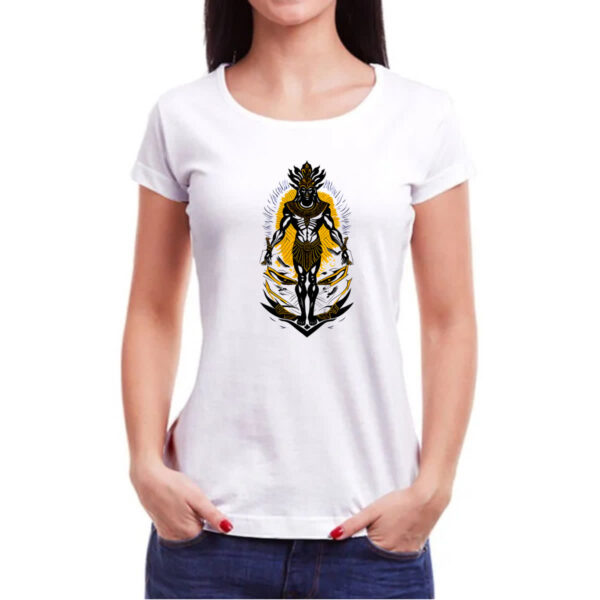 Camiseta Baby Look Deus Mitologia Asteca - Imagem 3
