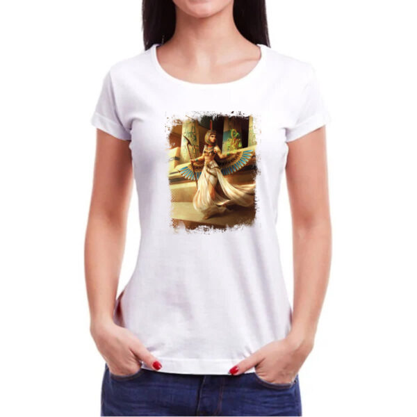 Camiseta Baby Look Deusa Isis Ilustracao - Imagem 3
