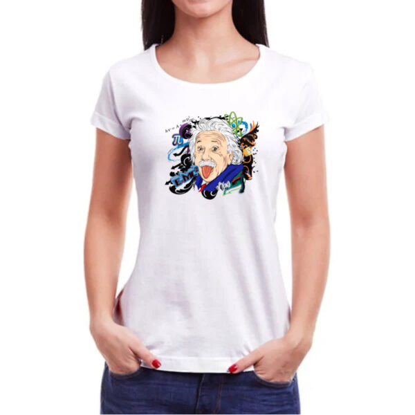 Camiseta Baby Look Albert Einstein - E=MC2 - Imagem 3