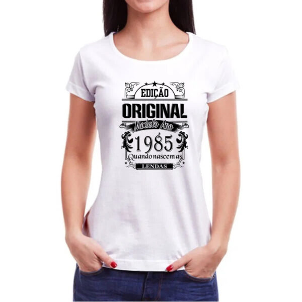 Camiseta Baby Look Edicao Original 1985 - Imagem 3
