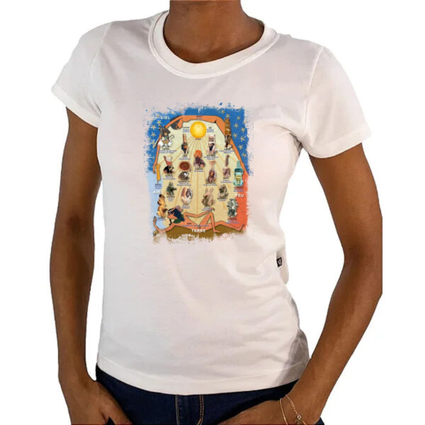 Camiseta Baby Look Egito Deus Hierarquia - Imagem 4