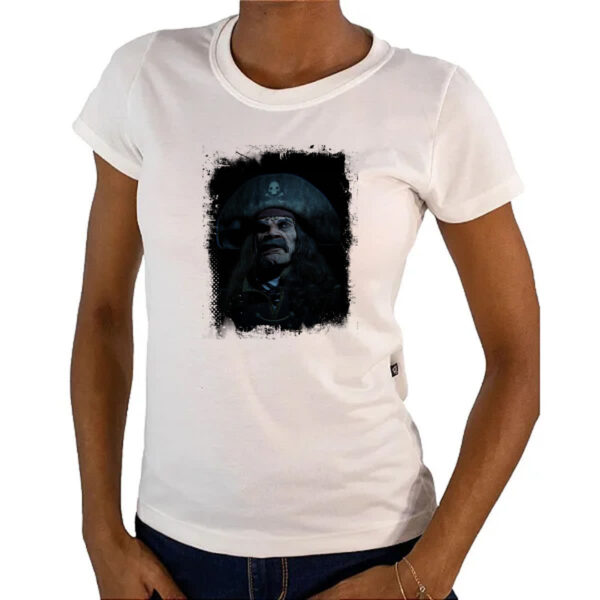 Camiseta Baby Look Alma Negra - Imagem 4