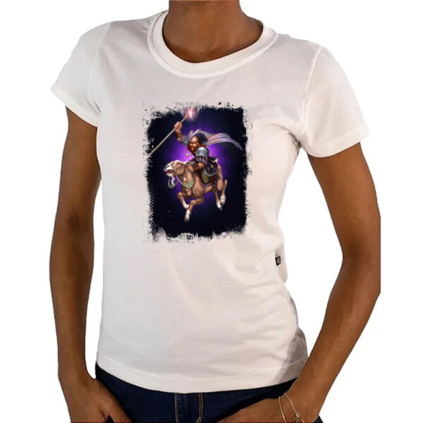 Camiseta Baby Look Empires and Puzzles Heroi Grimble - Imagem 4