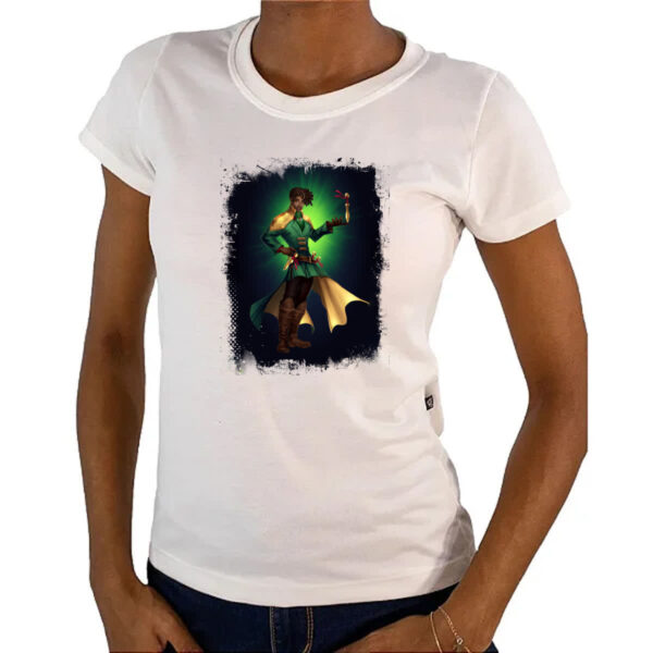 Camiseta Baby Look Empires and Puzzles Heroi Kingston - Imagem 4