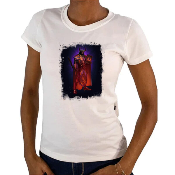 Camiseta Baby Look Empires and Puzzles Heroi Senhor das Trevas - Imagem 4