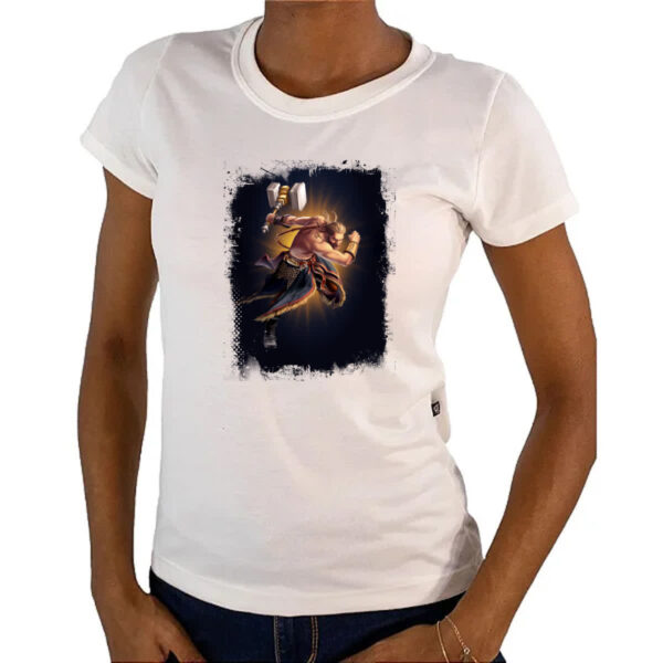 Camiseta Baby Look Empires and Puzzles Heroi Thor - Imagem 4