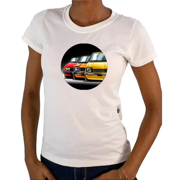 Camiseta Baby Look Evolucao Chevette - Imagem 4