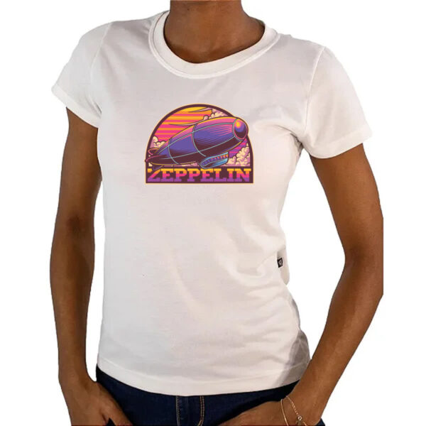 Camiseta Baby Look Zeppelin - Imagem 4