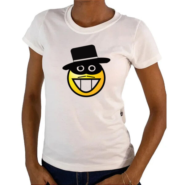 Camiseta Baby Look Zorro Emoji - Imagem 4