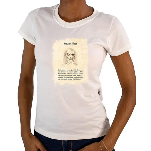 Camiseta Baby Look Grimm Livro Hexenbiest - Imagem 4