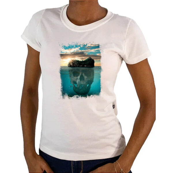 Camiseta Baby Look Ilha da caveira 4 - Imagem 4