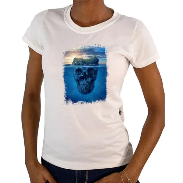 Camiseta Baby Look Ilha da caveira 5 - Imagem 4