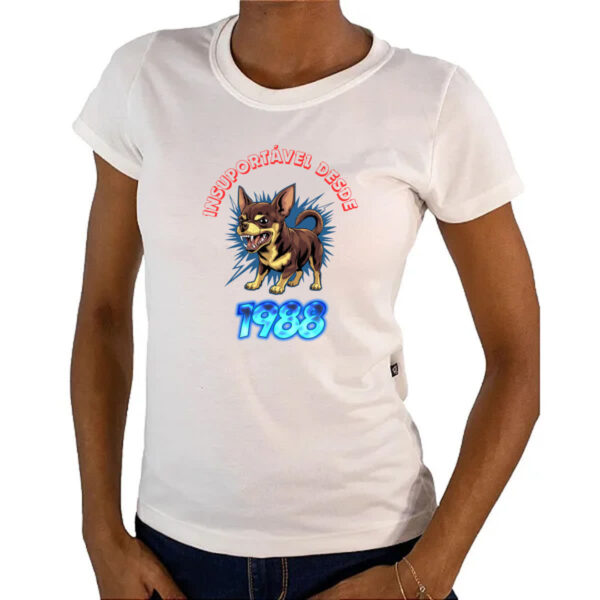 Camiseta Baby Look Insuportavel desde 1988 - Imagem 4