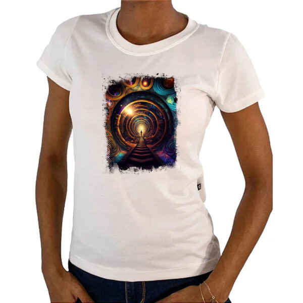 Camiseta Baby Look Labirinto dos sonhos 1 - Imagem 4
