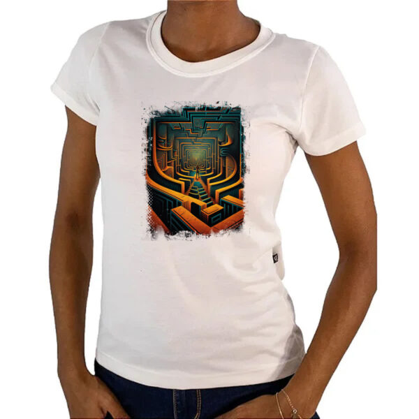 Camiseta Baby Look Labirinto dos sonhos 3 - Imagem 4