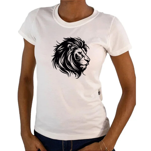 Camiseta Baby Look Leao de Juda Linear - Imagem 4