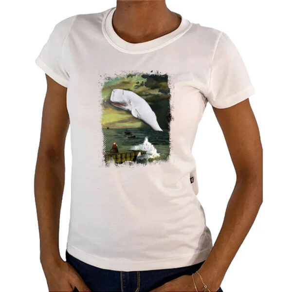 Camiseta Baby Look Lendas do Mar Moby Dick 03 - Imagem 4