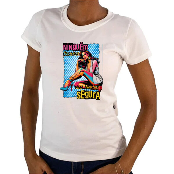 Camiseta Baby Look Mulher ninguem segura - Imagem 4