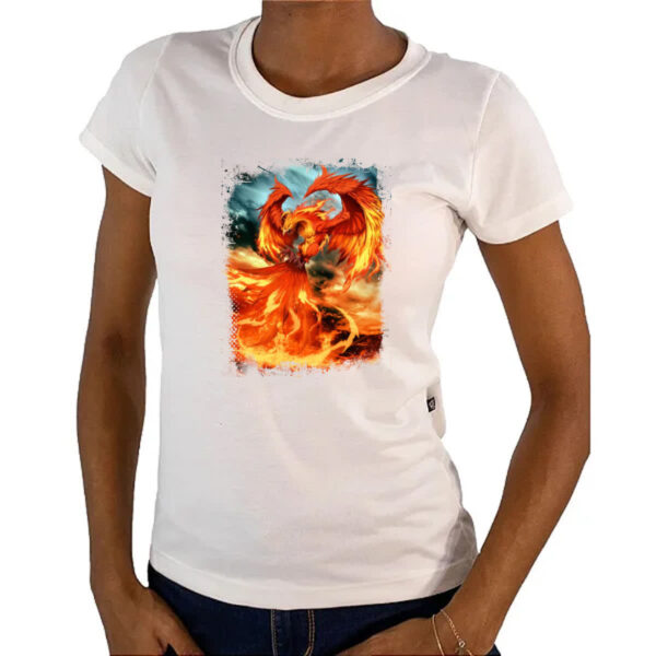 Camiseta Baby Look Mitologia Fenix 01 - Imagem 4