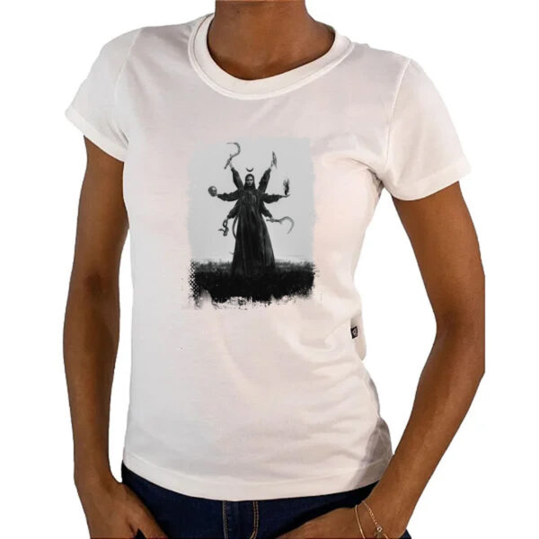 Camiseta Baby Look Mitologia Hindu Deusa Mara - Imagem 4