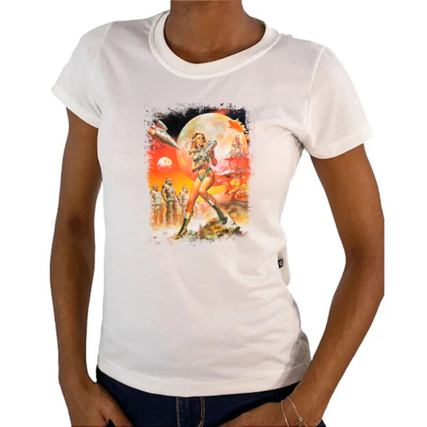 Camiseta Baby Look Nostalgia Barbarella - Imagem 4