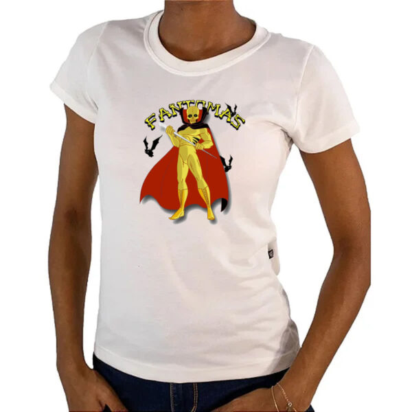 Camiseta Baby Look Nostalgia Fantomas - Imagem 4