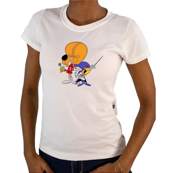 Camiseta Baby Look Nostalgia Super Galo - Imagem 4