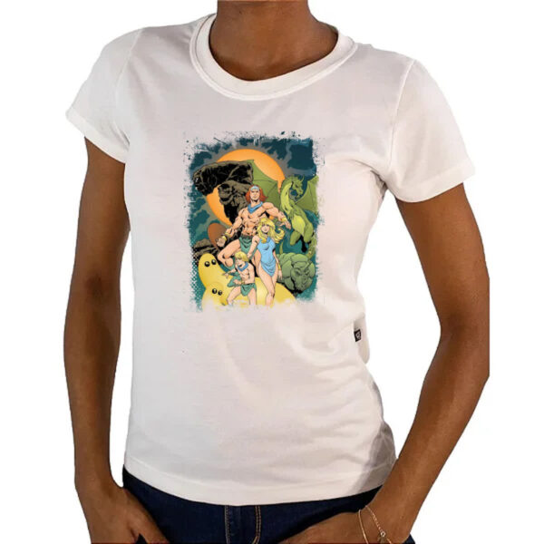 Camiseta Baby Look Nostalgia Herculoids 02 - Imagem 4