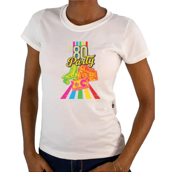 Camiseta Baby Look Anos 80 Raiz - Imagem 4