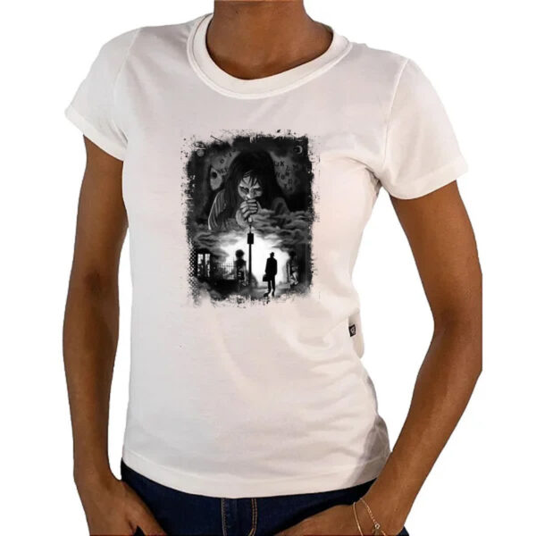Camiseta Baby Look O exorcista PB - Imagem 4