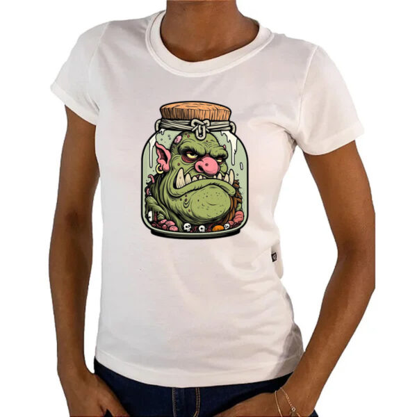 Camiseta Baby Look Ogro em conserva - Imagem 4