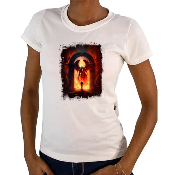 Camiseta Baby Look Portal do inferno 6 - Imagem 4