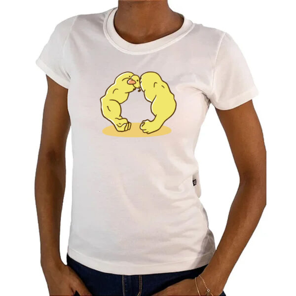 Camiseta Baby Look Pato Maromba Academia - Imagem 4