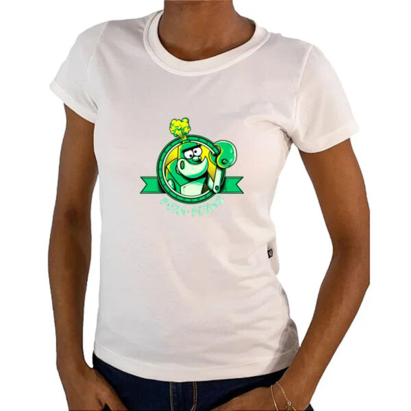Camiseta Baby Look Puxa Penas - Imagem 4