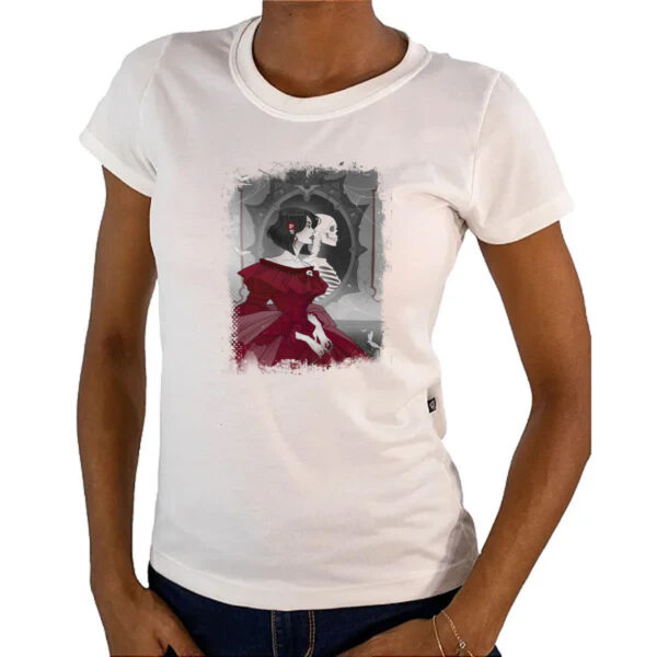 Camiseta Baby Look Reflexo da morte - Imagem 4