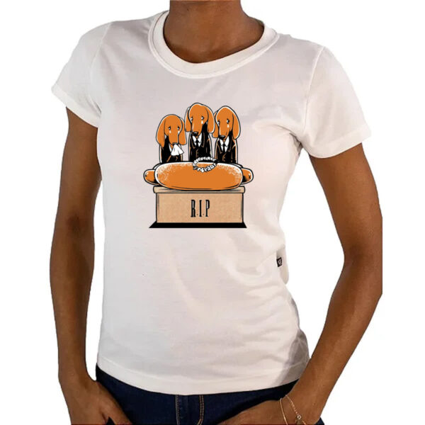 Camiseta Baby Look Rip Hot Dog - Imagem 4
