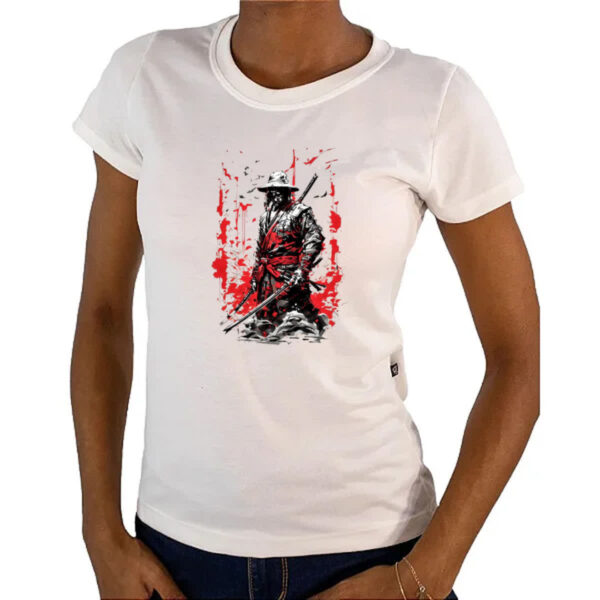 Camiseta Baby Look Ronin comic book style - Imagem 4