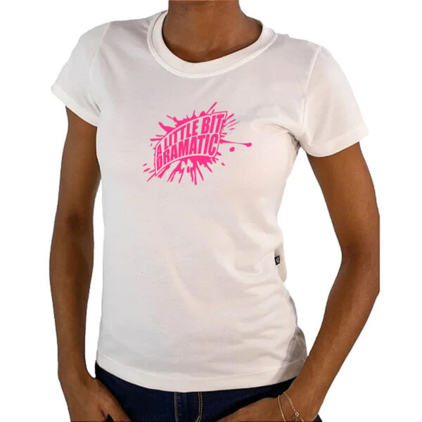 Camiseta Baby Look A little bit dramatic Splash - Imagem 4