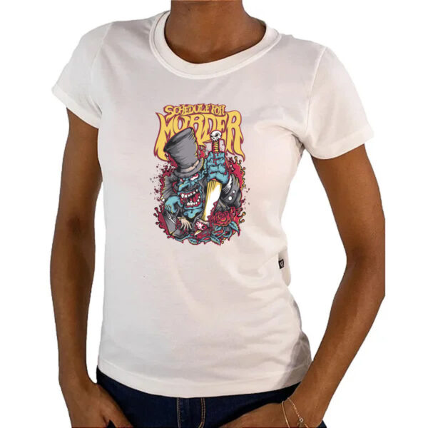 Camiseta Baby Look Schedule for morder - Imagem 4