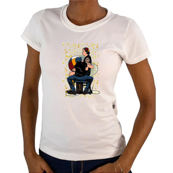 Camiseta Baby Look Seu madruga tatuador - Imagem 4